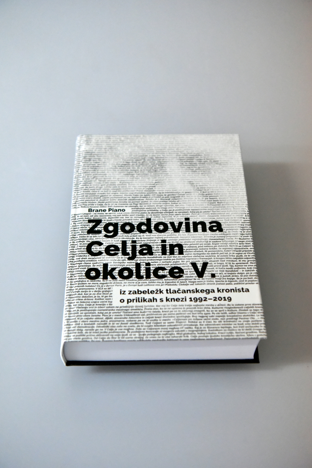 Vabljeni na pogovorni večer z Branetom Pianom, avtorjem knjige Zgodovina Celja in okolice V.