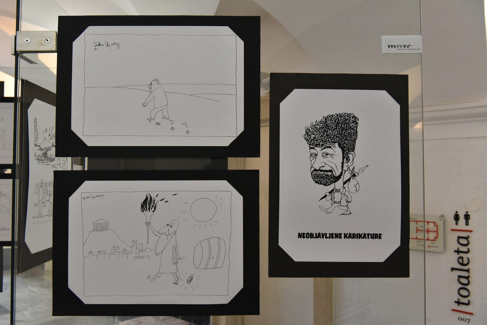 Vabljeni na ogled gostujoče razstave Zukove karikature
