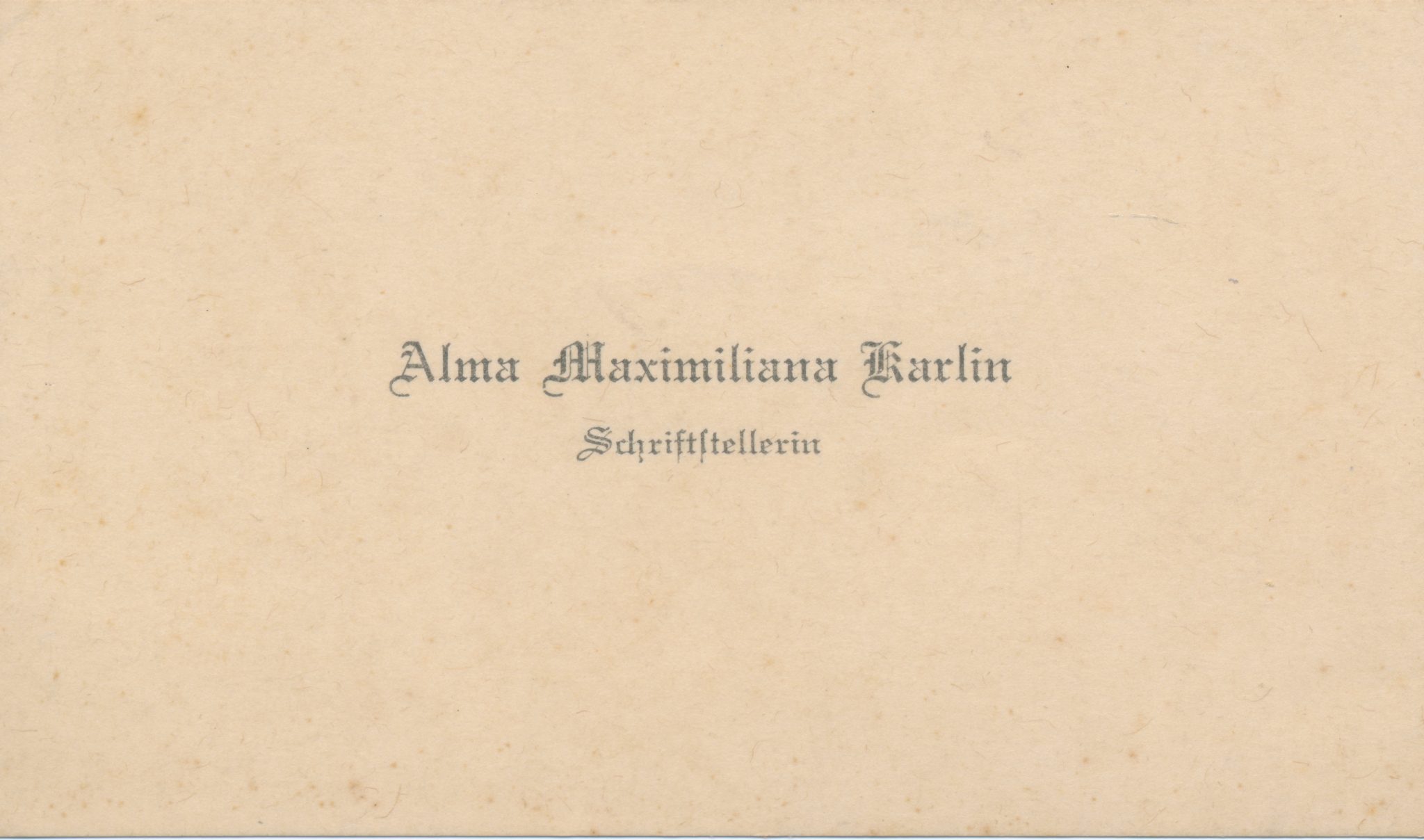 Odprtje razstave Alma Maksimilijana Karlin – pisateljica (Frankfurt, Haus am Dom, 15. sept ob 18.00)