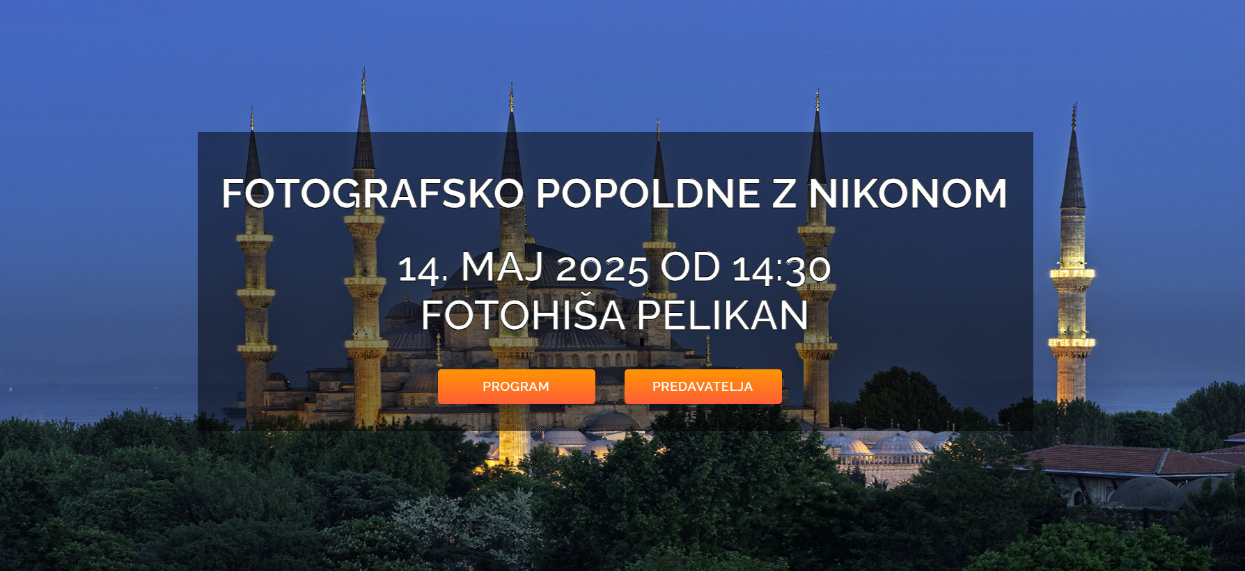 Fotografsko popoldne z Nikonom